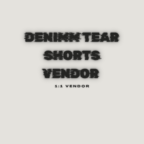 denimm tear shorts vendor