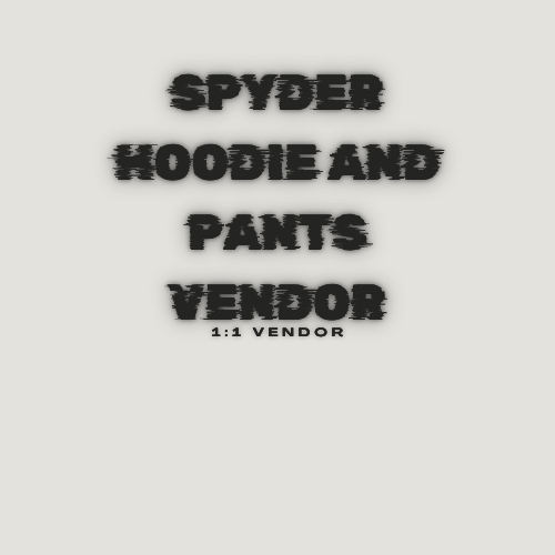 Sp5der hoodie and pants Vendor